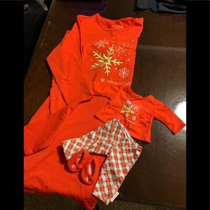 ONLY FOR TODAY Girl&doll American girl outfit Set